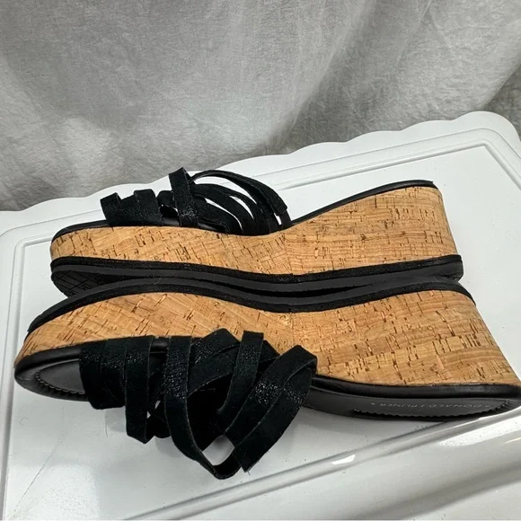 Donald J. Pliner Women's Sheena 2 Cork Platform Wedge Sandals 7.5 - Picture 8 of 11